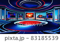 3D rendering background is perfect for any type of news or information presentation. The background features a stylish and clean layout  83185539