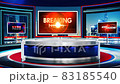 3D rendering background is perfect for any type of news or information presentation. The background features a stylish and clean layout  83185540