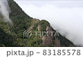 clouds moving over mountain ridge, Tenerife landscape 83185578