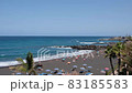 People at beach in Tenerife, Puerto de la Cruz 83185583