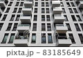 Modern apartment building facade, residential real estate 83185649