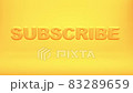 Subscribe motion graphic - 3D animation 83289659