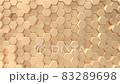 Abstract hexagon geometric loop animation - Seamless loop 83289698