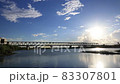 JR Kakogawa Bridge / Time Lapse Video / Blue Sky-Twilight 83307801
