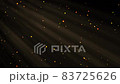 Abstract motion background shining gold confetti. Shimmering Glittering Particle. Happy new year. Seamless 4K loop video animation 83725626