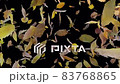 Dry Leaf Fall Flying Transition in Autumn Wind 83768865