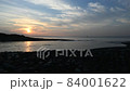Dawn of Shonan beach with surfers playing with the waves 84001622