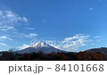 Mt. Fuji and sky time lapse from Fujiyoshida in the early morning 84101668