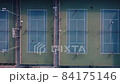 Tennis courts aerial view 84175146