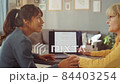 Explaining Subject To Senior Lady 84403254