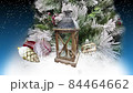 background - video card with a fabulous atmosphere of childhood memories of Christmas, winter holiday  84464662