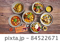 Morrocan food animated and view from above 84522671