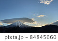 Time lapse of Mt. Fuji Kasakumo dyed in pink 84845660