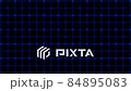 スタイリッシュなグリッドの背景。デジタル、サイバーのイメージに適した動画素材。 84895083