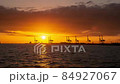 Evening view time lapse from the diamond point of Osaka Port 84927067