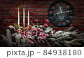 A romantic Christmas mood envelopes as the last minutes count down before New Years and Christmas  84938180