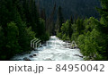 Landscape with river in forest 84950042