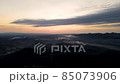 茨城の日の出と雲海の風景【ドローン空撮】 85073906