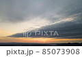 茨城の日の出と雲海の風景【ドローン空撮】 85073908