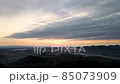 茨城の日の出と雲海の風景【ドローン空撮】 85073909