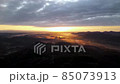 茨城の日の出と雲海の風景【ドローン空撮】 85073913