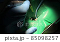 Root channel treatment with ultrasonic air  scaler. Simultaneous feeding of chlorhexidine solution into the root channel. 85098257
