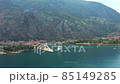 Aerial view on a sunny day on Boko Kotorska Bay, Montenegro 85149285
