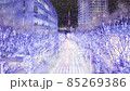 Japan Tokyo Winter Snow Roppongi Christmas Illuminations Tokyo Tower Zoom in 85269386