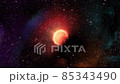 A beautiful cosmic sky with a huge star in the center. 85343490