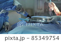 Doctor and nurse preparing for surgery 85349754