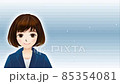 Can be used for meetings and explanation videos! Speaking female animation 85354081