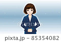 Can be used for meetings and explanation videos! Speaking female animation 85354082