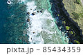 Drone photography of Miyakojima Higashi-Hennazaki in the sea with beautiful coral reefs 85434359