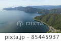 Lake Biwa drone photography seen from Mt. Shizugatake, a sightseeing spot in Shiga Prefecture 85445937
