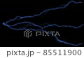 Animation Of The Lightning On A Black Background 85511900