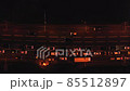 Traffic jam on road at night 85512897