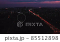 Dark city with Ferris wheel 85512898