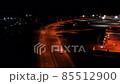 Vehicle driving in dark city 85512900