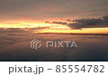 The sea of clouds that spreads is the same scenery as in ancient times 85554782