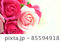 beautiful roses on a white background 85594918