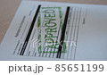 Signing approved job application form 85651199