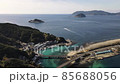 Scenery with beautiful sea and harbor 85688056