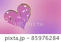 Animated 3D hearts background with text space on a seamless loop, Valentine's Day 85976284