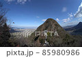 從中山眺望外黑石山和丸龜平原的風景[香川縣善通寺市] 85980986