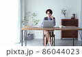 Teleworking woman 86044023