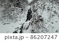 # 0119 Fukui Prefecture Kuzuryu Lake Snowscape 86207247