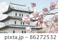 北海道松前町の松前城桜 86272532