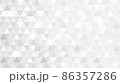 Shining triangle pattern background (gray) 86357286
