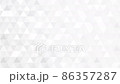 Shining triangle pattern background (silver) 86357287