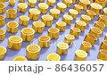 Minimalistic Conceptual Abstract 3D render animation 86436057